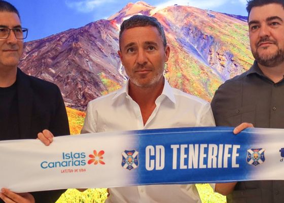 Rotundo mensaje de Óscar Cano a la plantilla del Tenerife