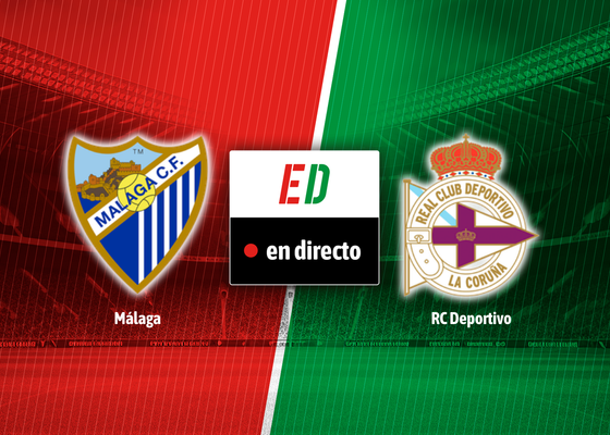 Málaga - Deportivo de La Coruña en directo: resultado del partido de hoy de LaLiga Hypermotion