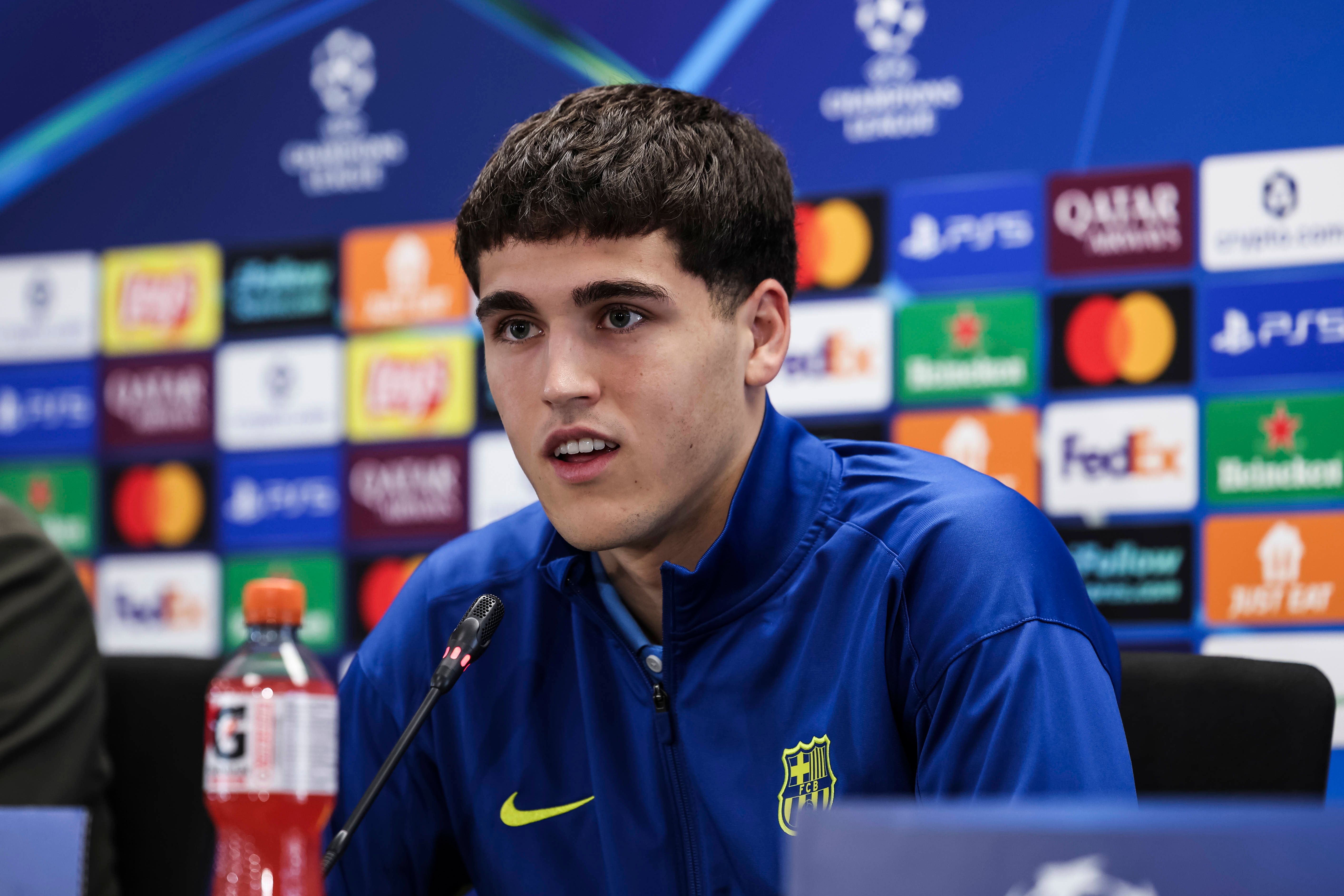 Cubarsí, sobre la vuelta contra el Newcastle: "Mañana estamos en casa, con la gente animando y será distinto"