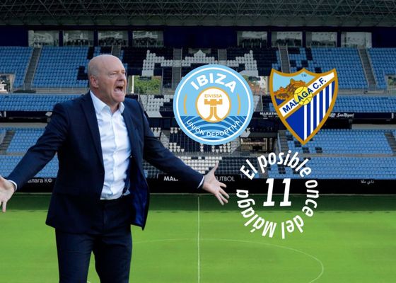 El posible once del Málaga ante el Ibiza
