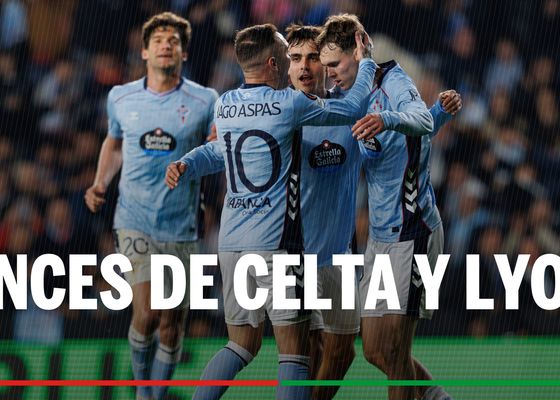 Celta - Lyon: Alineación confirmada, horario, canal y dónde ver en TV y online el partido de ida en los octavos de final de la Europa League