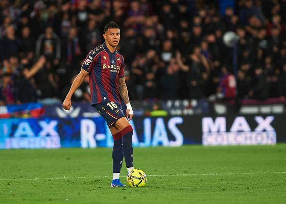 El regreso de Kervin Arriaga con el Levante tras cumplir tres partidos de sanción