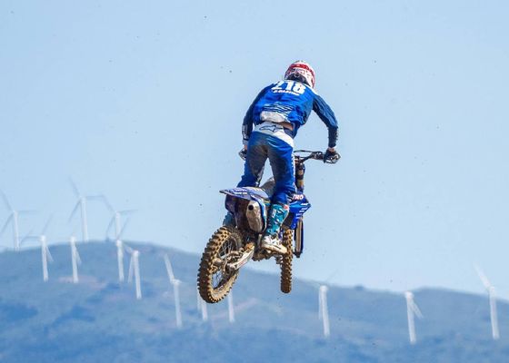Yamaha Eduardo Castro se luce en el Campeonato Nacional de Motocross de Calatayud