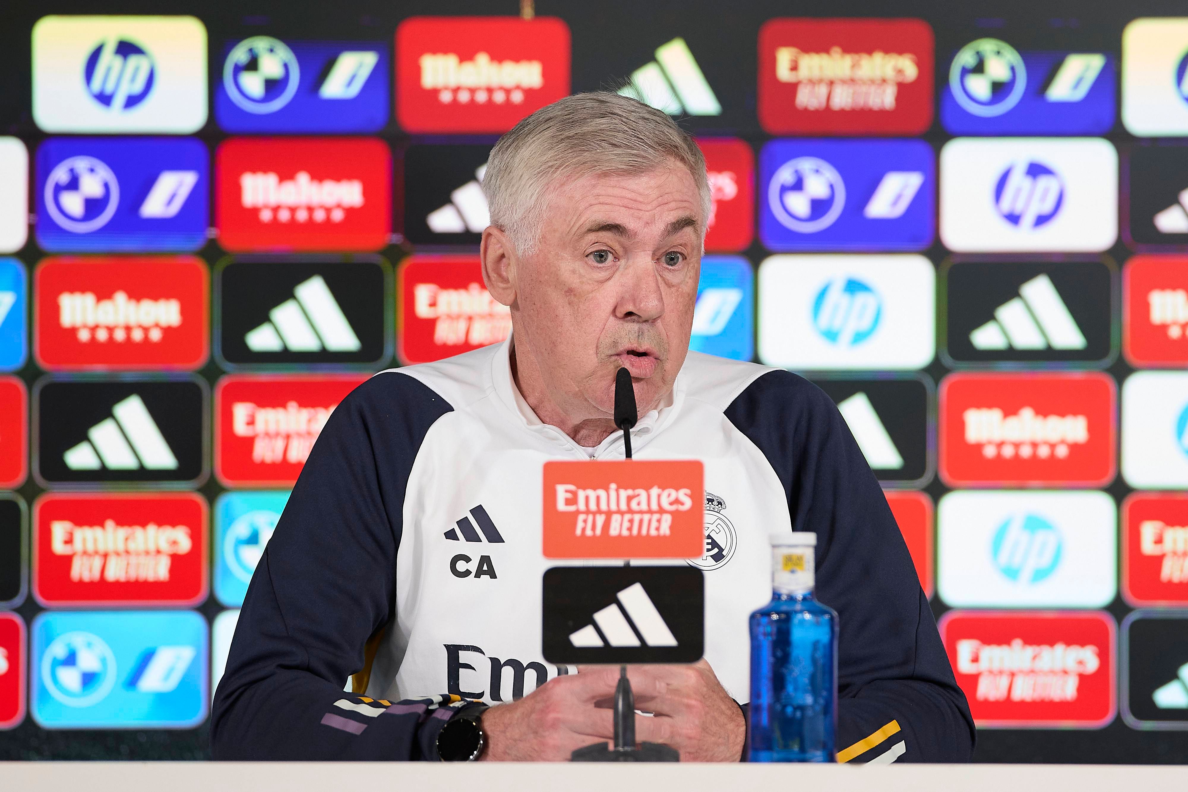 Ancelotti da pistas: "Lunin nos ha ayudado pero Courtois está volviendo..."