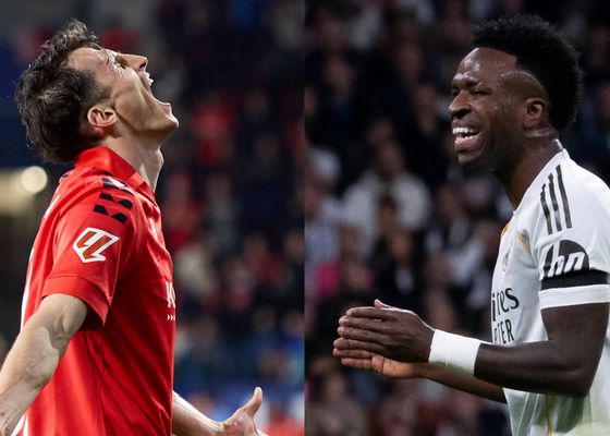 Budimir y Vinicius aprietan en la lucha por el 'Pichichi' de la Liga EA Sports