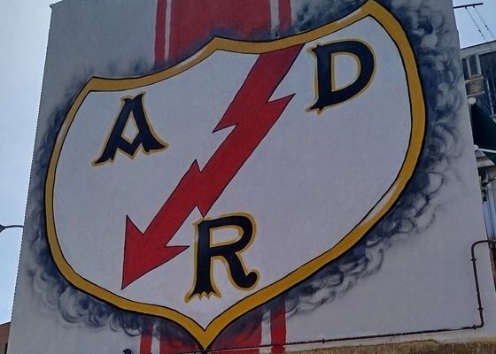 Arte rayista en las calles de Vallecas