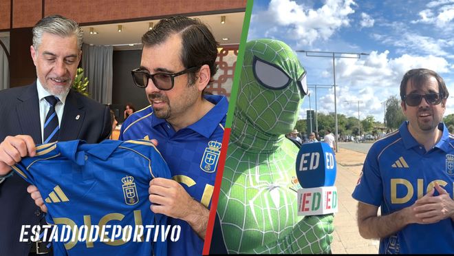 El emotivo homenaje del Real Oviedo a Pedro, aficionado que padece autismo y hermano de Spider-Bético: "Un gran gesto que valoramos muchísimo"