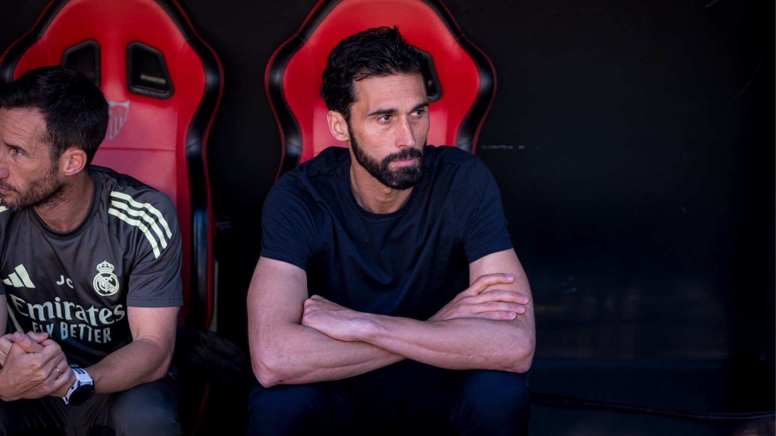 Sabor a despedida de Arbeloa en el Pizjuán: "Cuatro meses difíciles para todos"