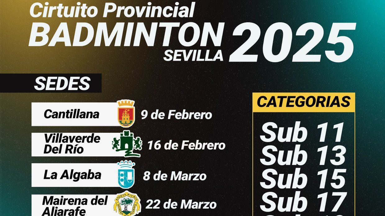 Villaverde del Río calienta motores para la llegada del bádminton