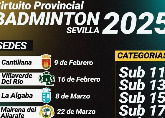 Pistoletazo de salida para el Circuito provincial de Bádminton 2025