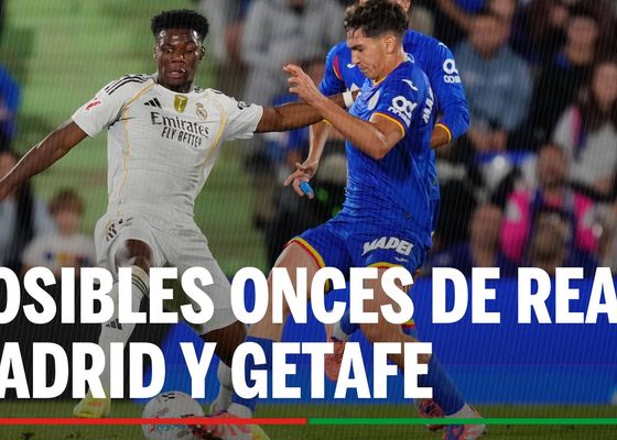 Alineaciones Real Madrid- Getafe: Alineaciones confirmadas de Real Madrid y Getafe en el partido de hoy de LaLiga