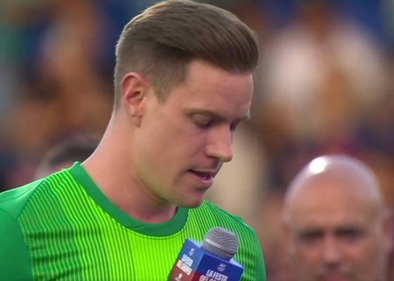 Ter Stegen en su discurso: "Es el momento de mirar hacia adelante"