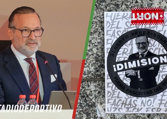 Los Biris se movilizan en contra de Alberto Pérez-Solano: carteles y cánticos durante el encuentro del Sevilla FC