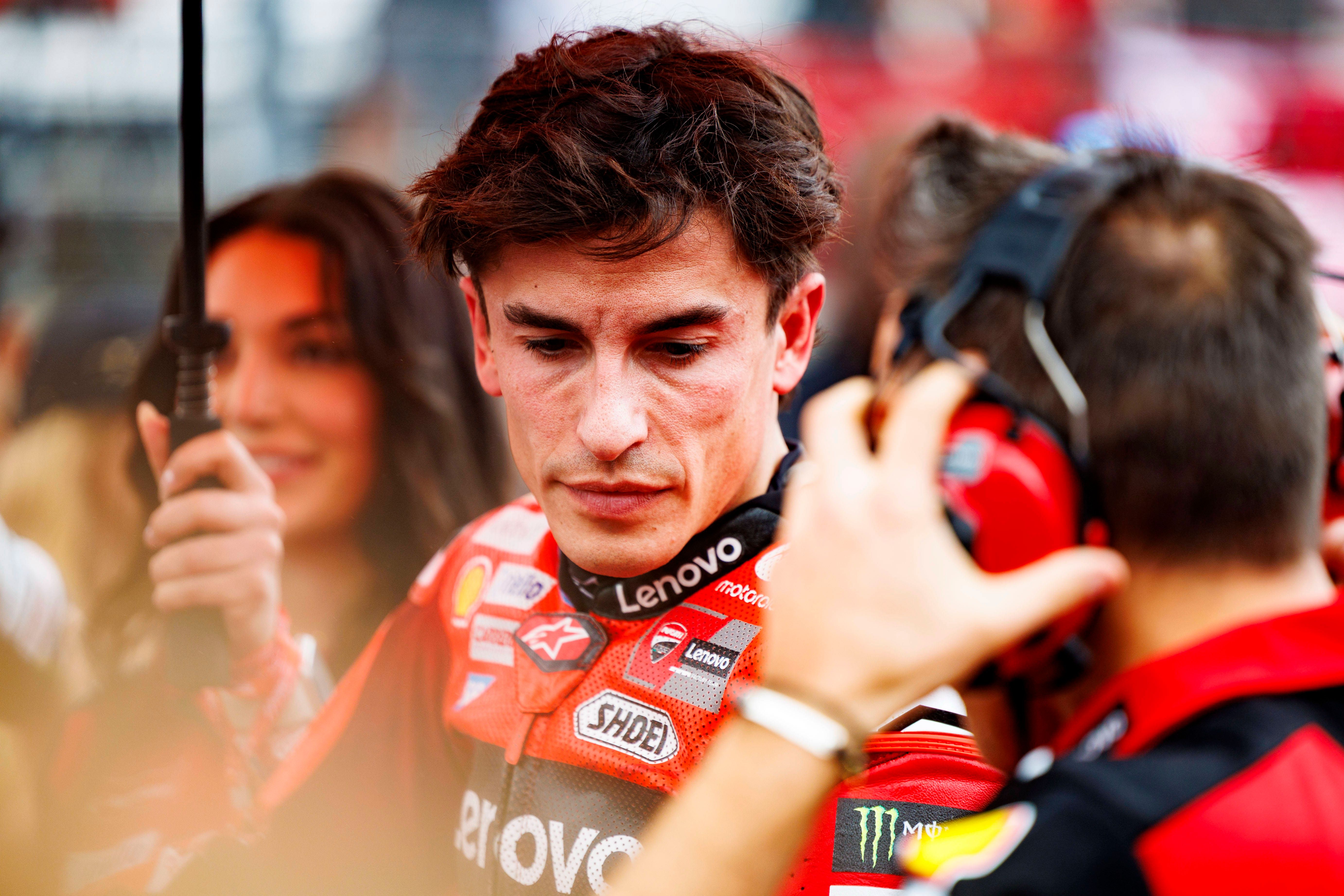 Marc Márquez está "jugando" con Bezzecchi y Aprilia
