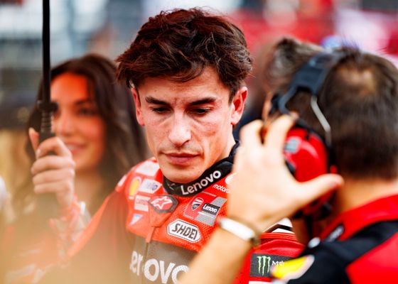 Marc Márquez está "jugando" con Bezzecchi y Aprilia