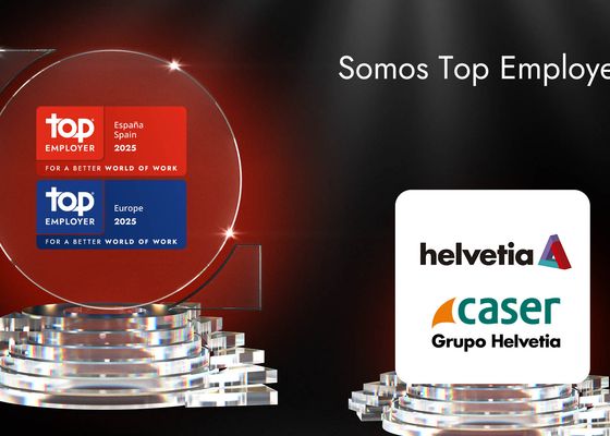 Las compañías de Helvetia galardonadas con el premio "Top Employer" 2025