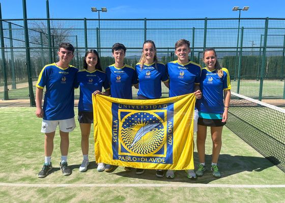 El equipo de pádel de la UPO se alza con el oro en el Campeonato de Andalucía Universitario 2023