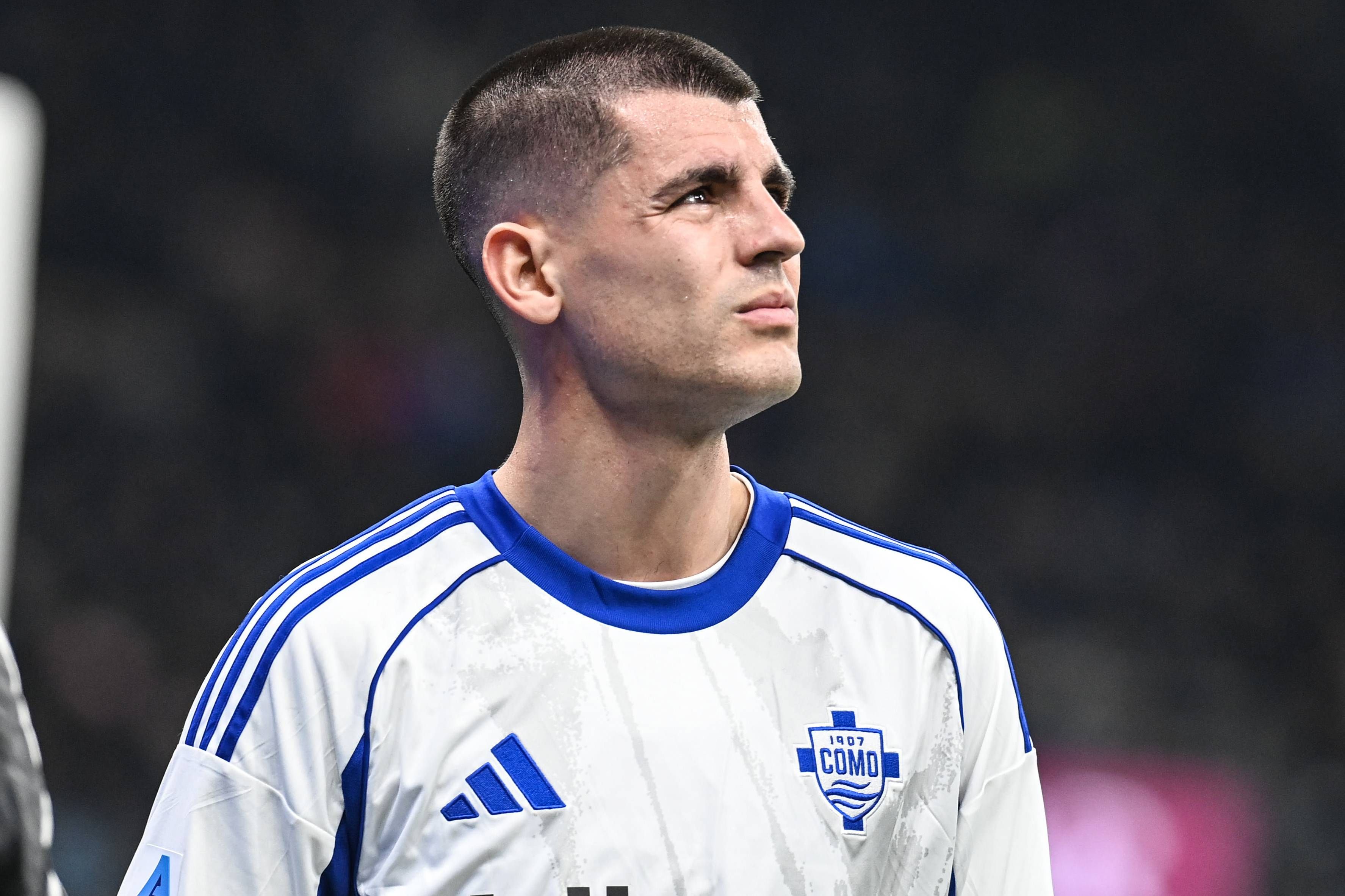 Otro duro golpe para Morata: lesión muscular y derrota por goleada ante el Inter