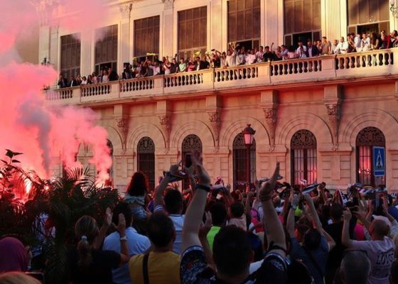 Ceuta festeja el ascenso a Segunda 45 años después
