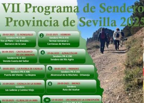 Unas 1000 personas participan en la primera mitad del Circuito provincial de Senderismo