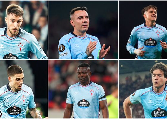 Las cuentas pendientes del Celta de Vigo: Iago Aspas, Marcos Alonso, Aidoo, Mingueza, Ristic y Franco Cervi