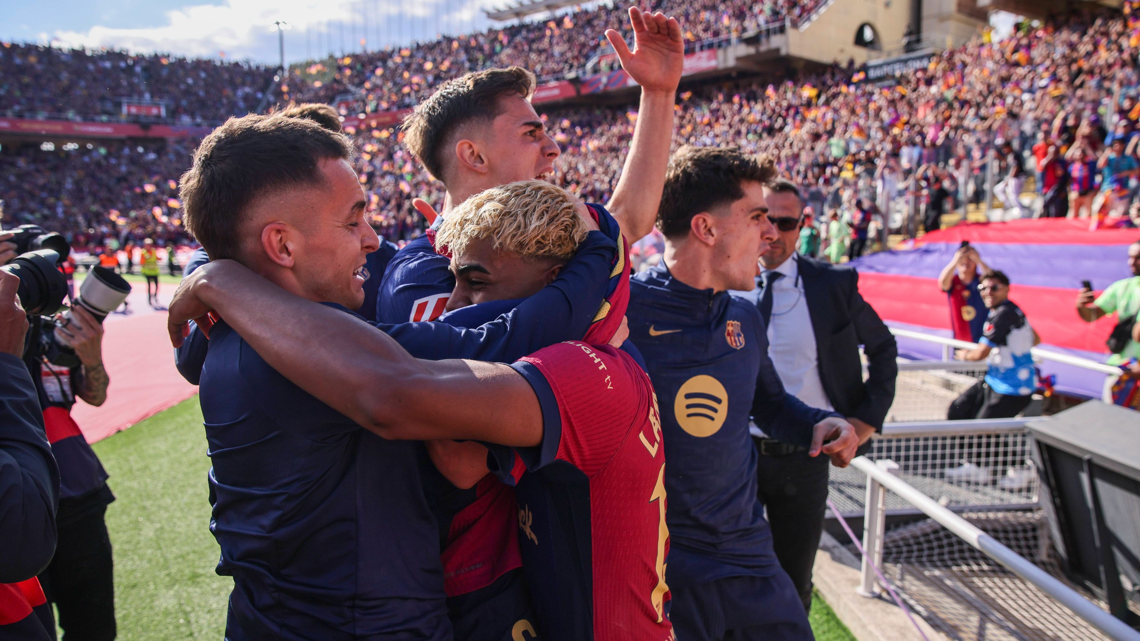 El Barça podría atar el título de Liga antes del derbi