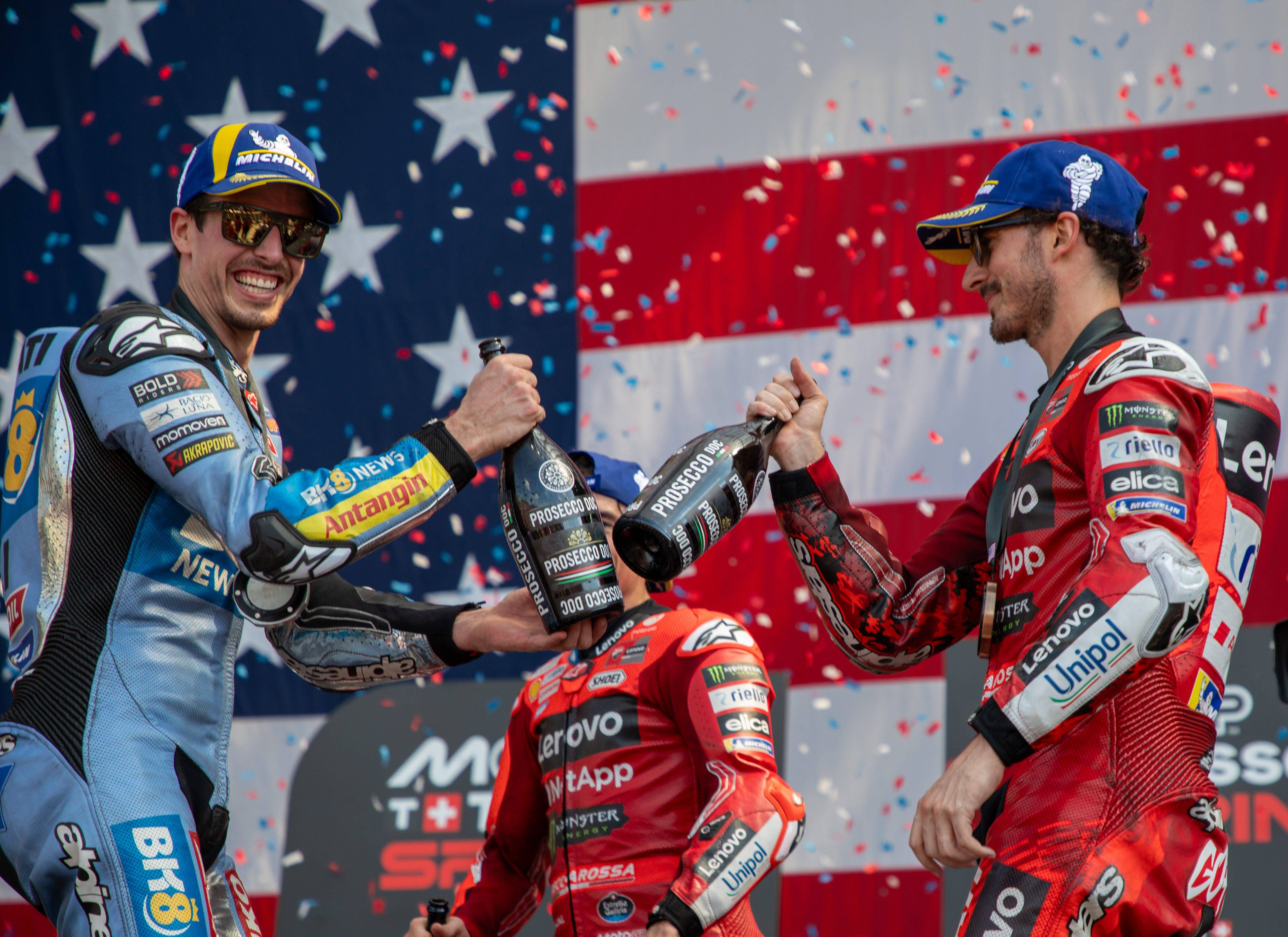Álex Márquez ya amenaza el puesto de Bagnaia en Ducati