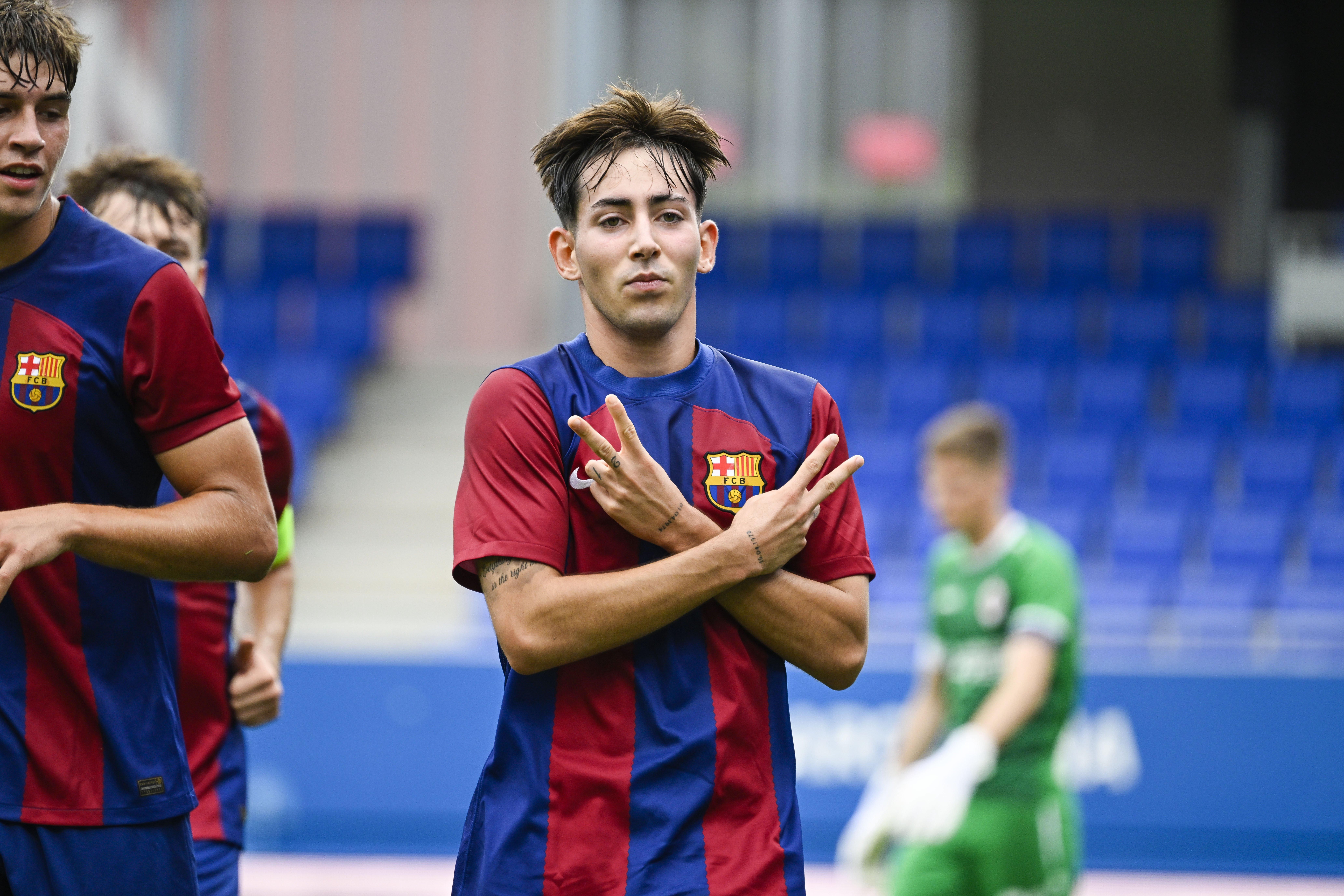 Dani Rodríguez, extremo del Barcelona, cerca de salir con el mismo destino que Dani Olmo