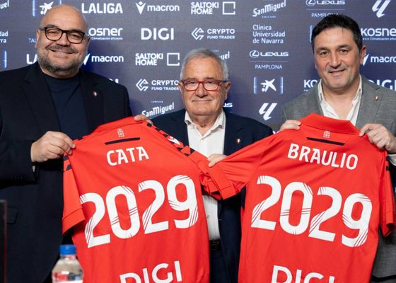 Braulio Vázquez desvela "opciones" de otros equipos: "No creo que esté en ningún club en el futuro tan feliz como estoy en Osasuna"