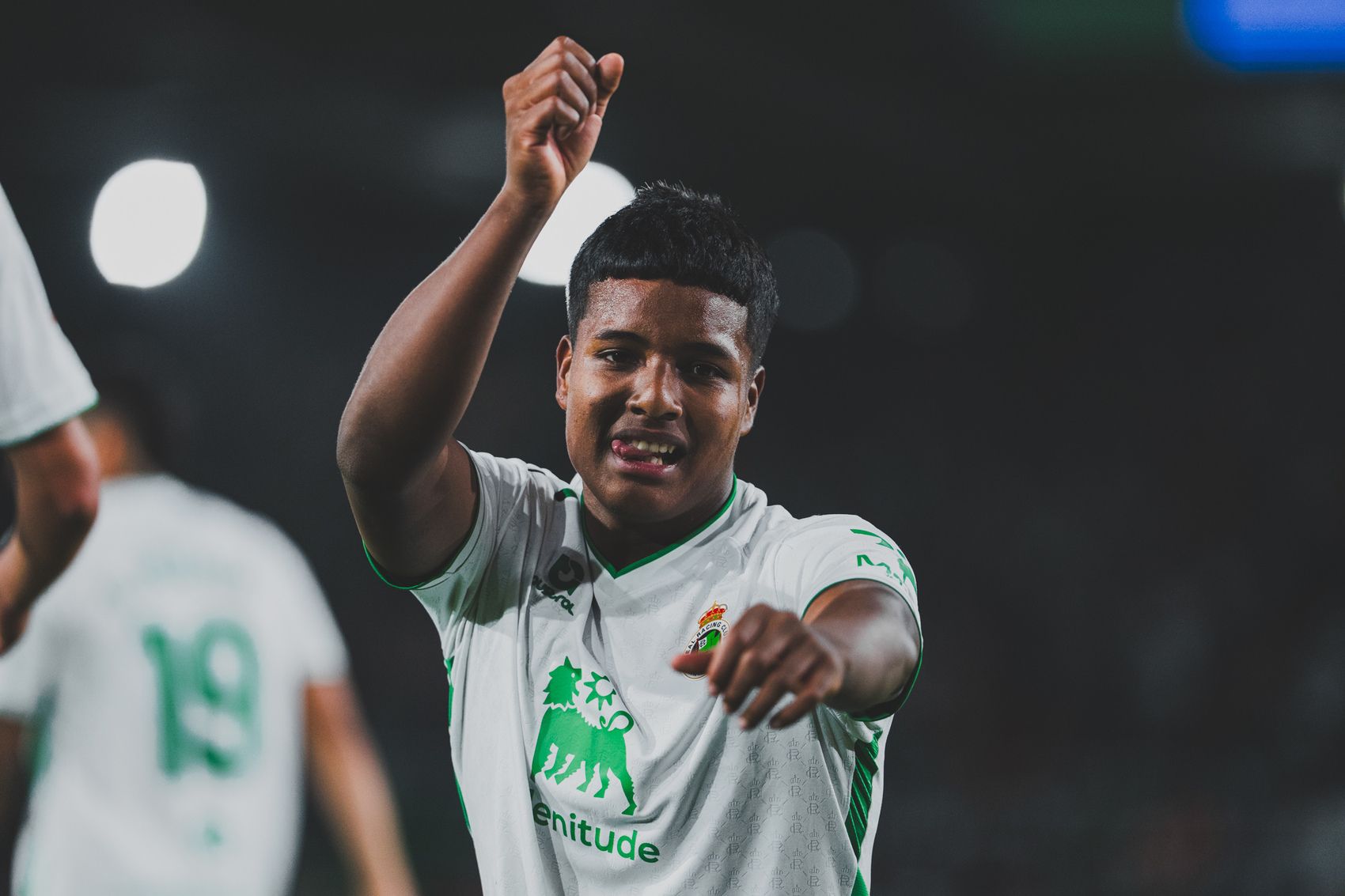 Jeremy Arévalo, en el escaparate del Racing de Santander