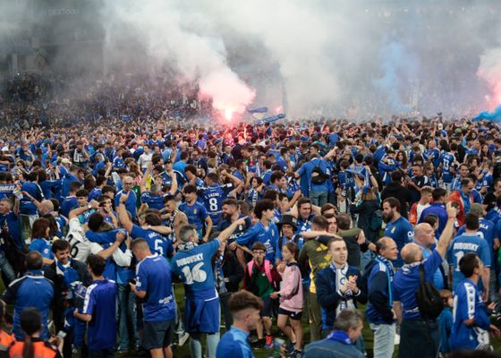 LaLiga actúa sobre la invasión de campo del Oviedo