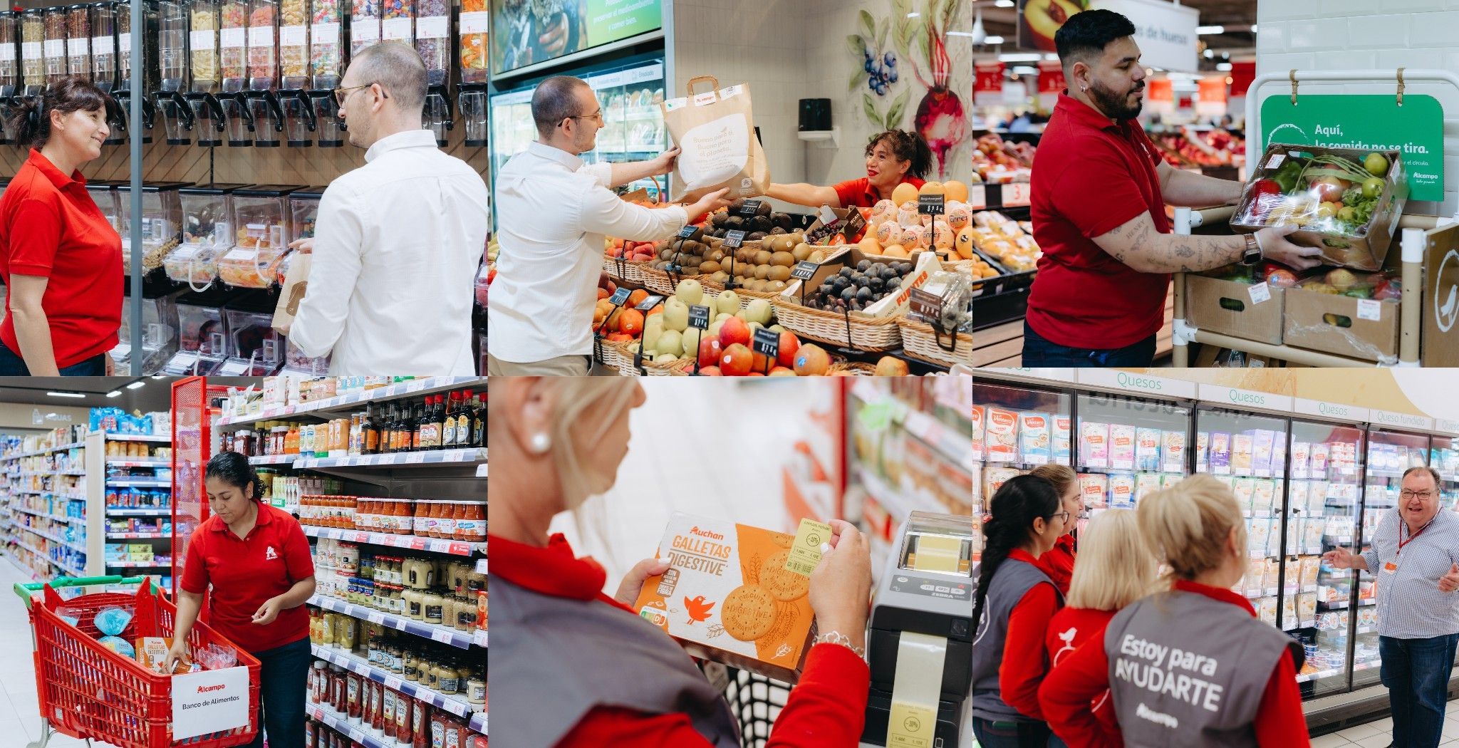 Alcampo refuerza su lucha contra el desperdicio alimentario con un plan integral