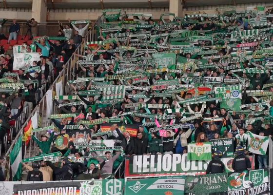 La 'marea verde' se secará en Getafe: sin aficionados verdiblancos cinco meses después