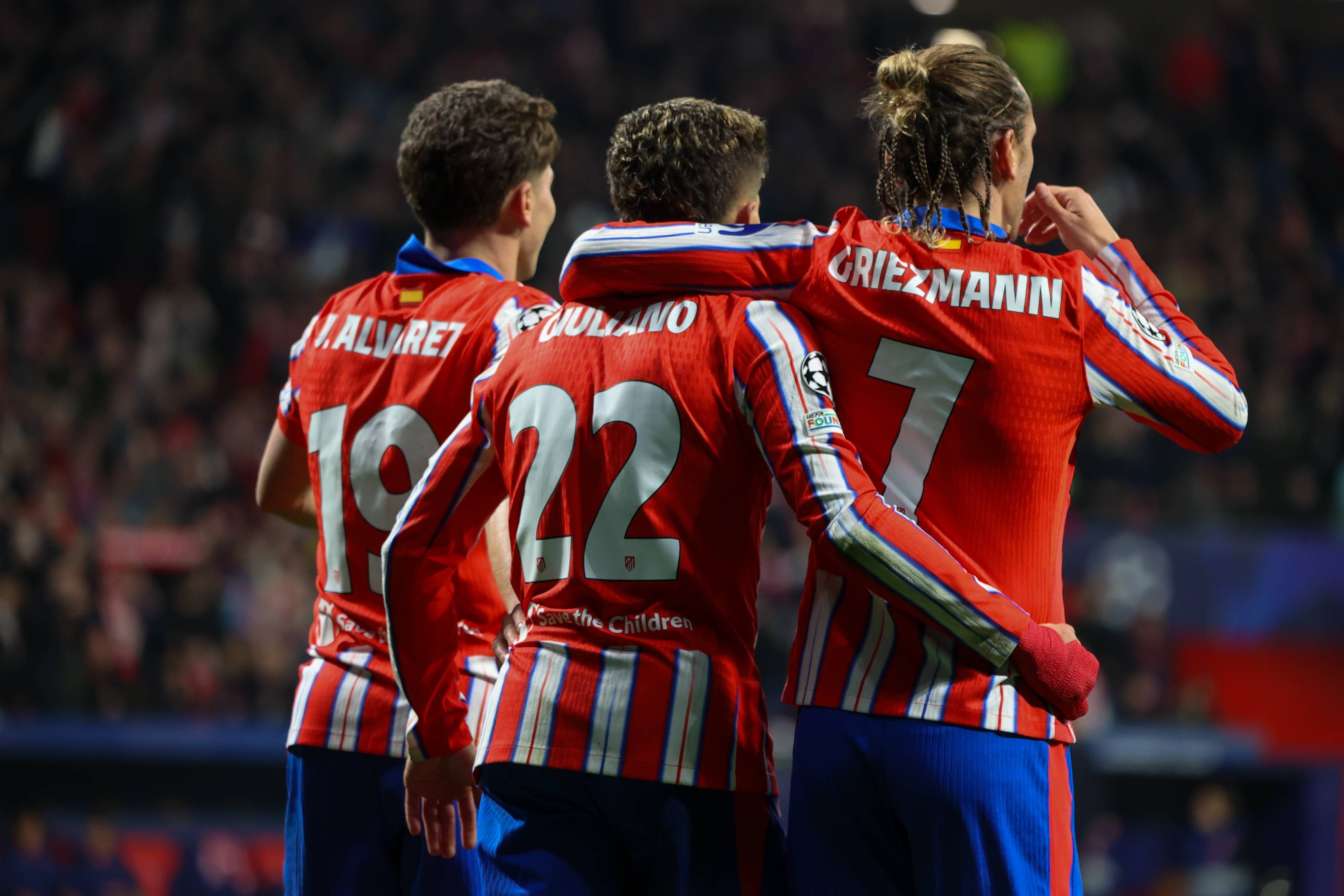 Giuliano Simeone 'pica' a Griezmann