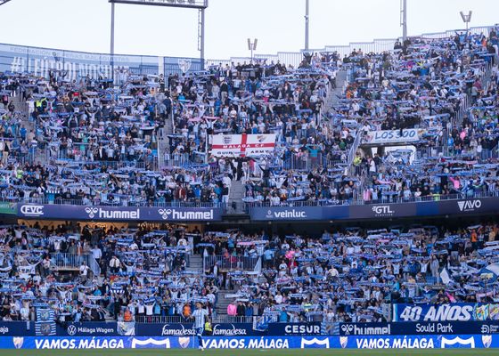 La Rosaleda agota entradas para el Málaga - Racing y empuja el sueño del ascenso