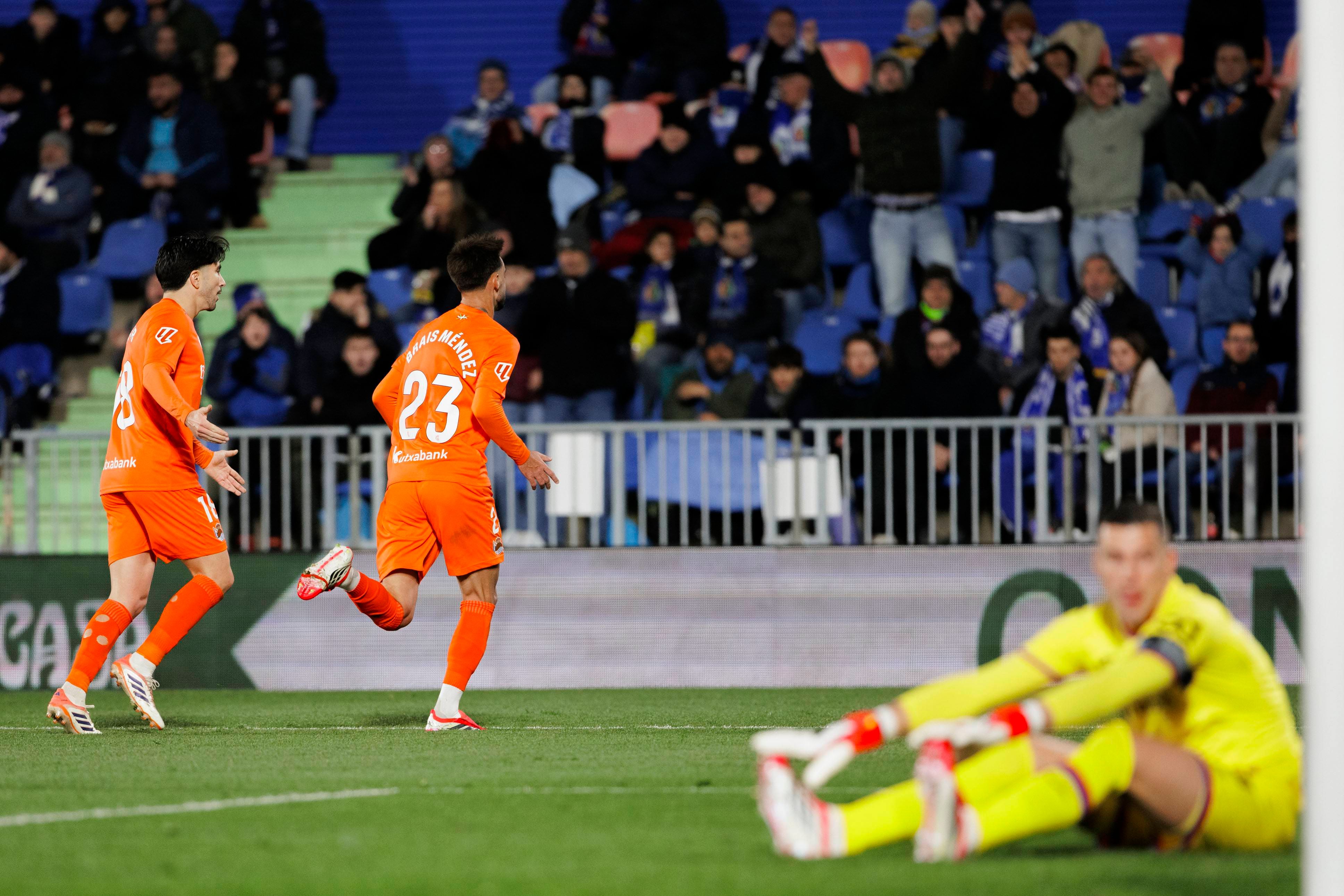 Getafe 1-2 Real Sociedad: Aramburu logra la primera victoria de Matarazzo con un 'cabezazo'