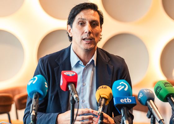 Sergio Fernández, director deportivo del Alavés, analiza el mercado invernal: "Estamos satisfechos porque hemos cubierto las necesidades"