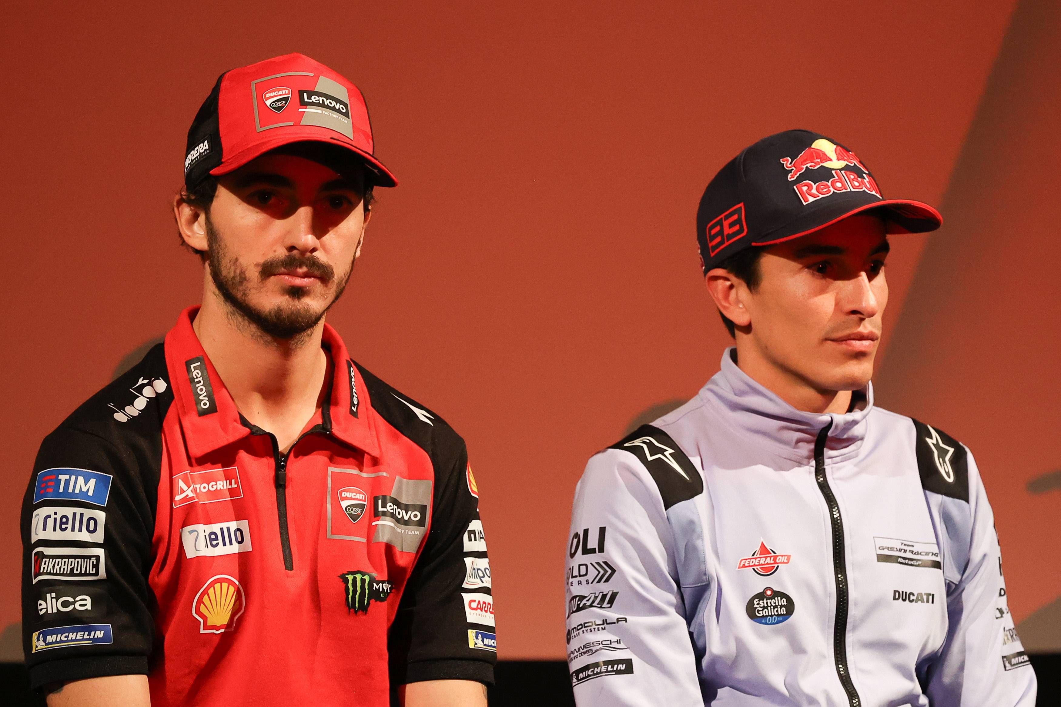 Ducati mide los tiempos de Bagnaia mientras Márquez avanza en su renovación