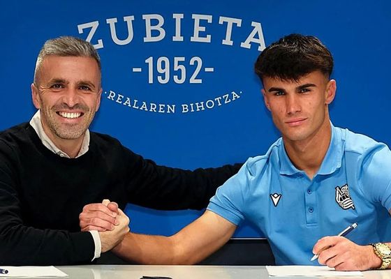 La Real Sociedad se frota las manos con el valor de mercado de Gorka Carrera