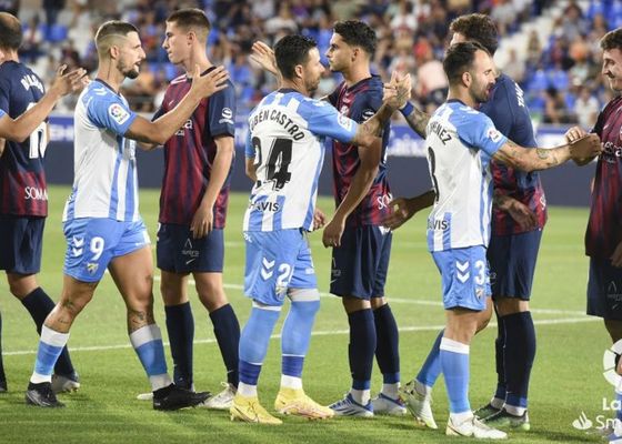 Las notas de los jugadores del Málaga ante el Huesca