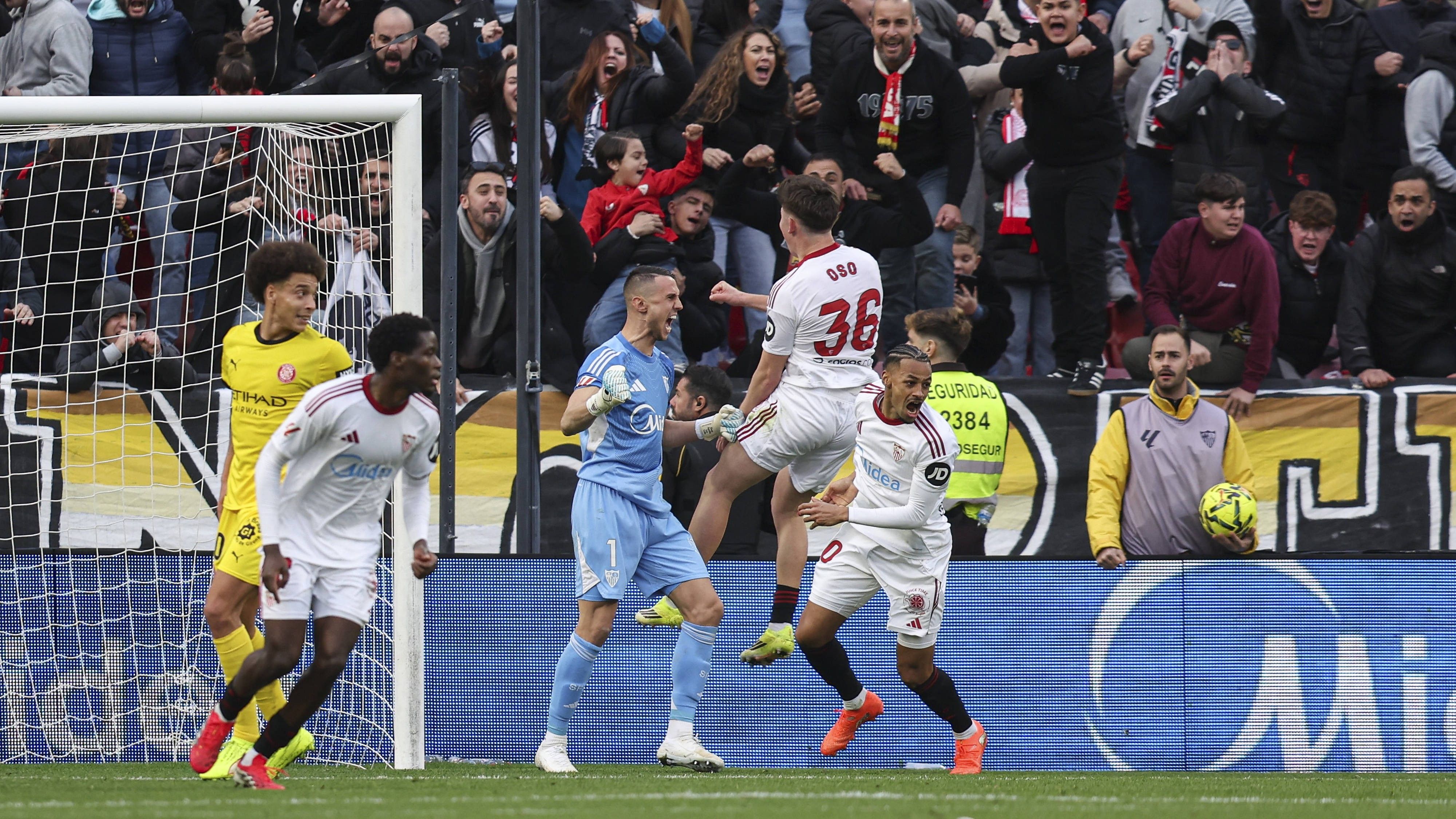 Sevilla 1-1 Girona: Gracias a Vlachodimos