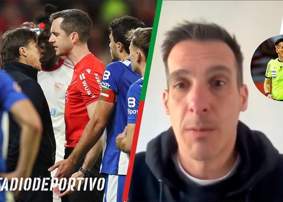 Estrada Fernández aclara la "dura" sanción a Almeyda tras la expulsión en el Sevilla - Alavés