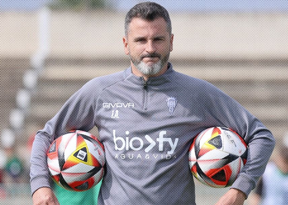 Iván Ania, contundente con el Córdoba