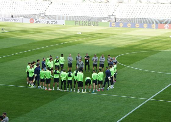 Pellegrini llama a filas a Vieites y Lo Celso en una última sesión con avances para Diego Llorente