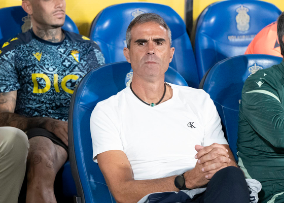 Gaizka Garitano, enfadado con lo último del Cádiz