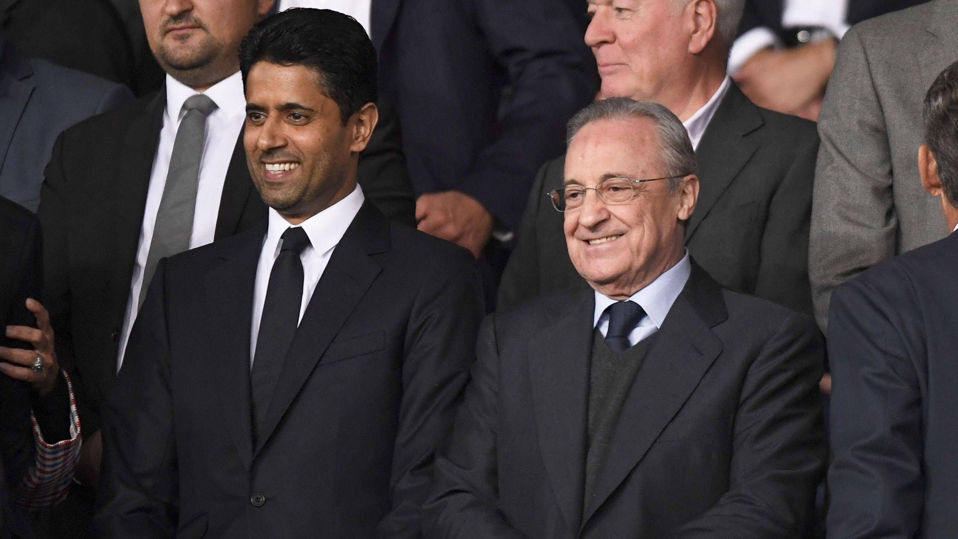 El PSG parte como favorito en la lucha de egos entre Al-Khelaifi y Florentino