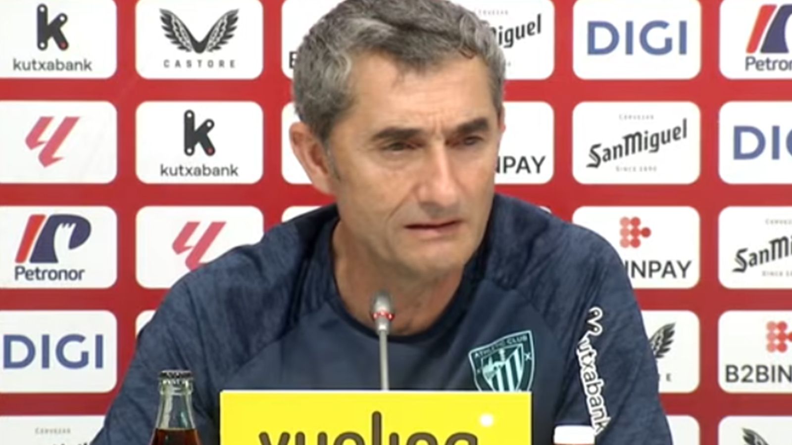Valverde: "No me puedo poner en plan poético, vamos a dejarnos de historias"