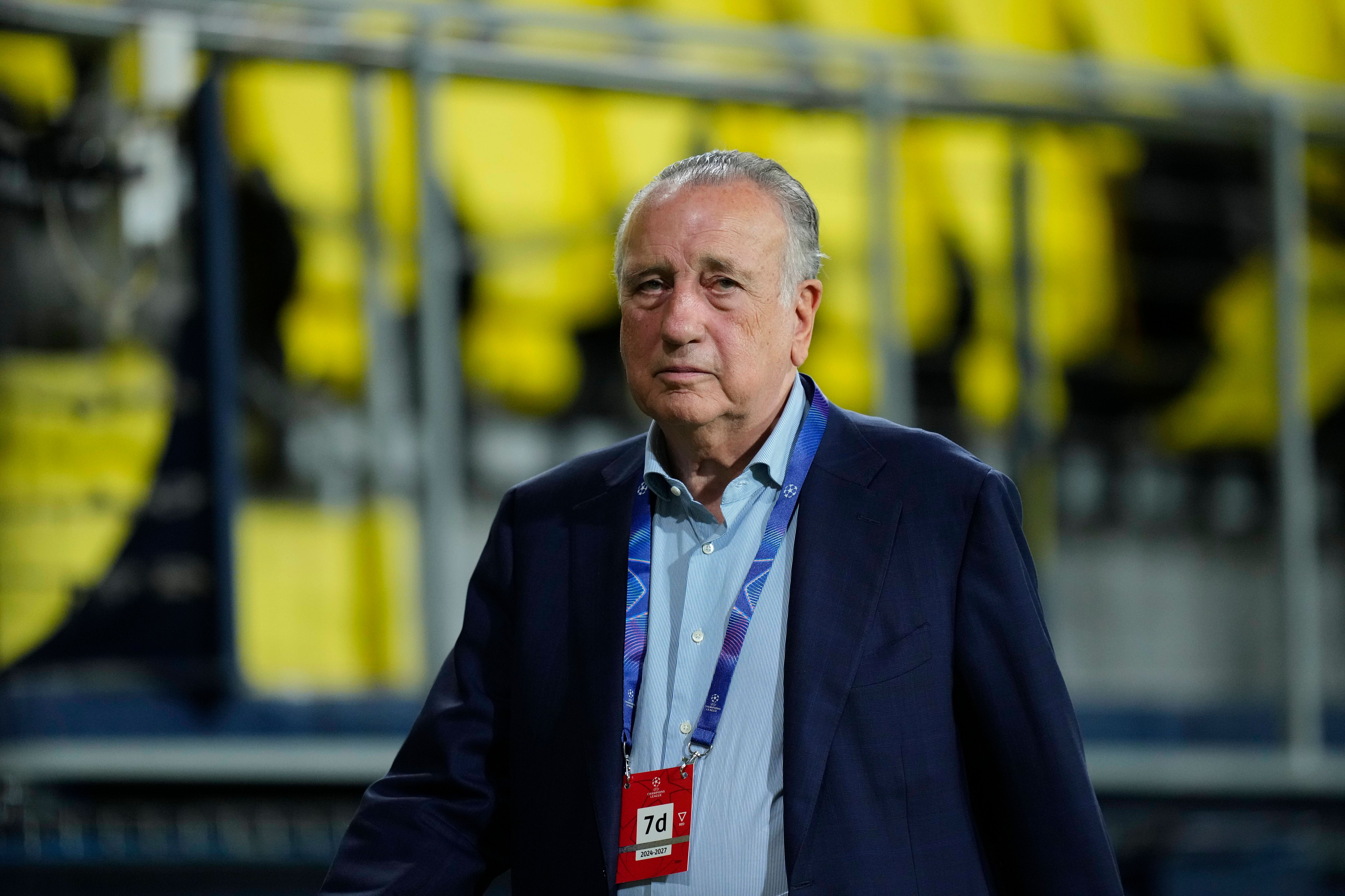Fernando Roig, presidente del Villarreal, señala el objetivo de la temporada: "Es un reto real y sería un gran éxito"
