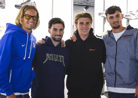 Marcos Llorente, Pubill, Barrios y Álex Baena explican cómo viven el derbi contra el Real Madrid: "Siempre es especial por esa rivalidad que hay en la ciudad"
