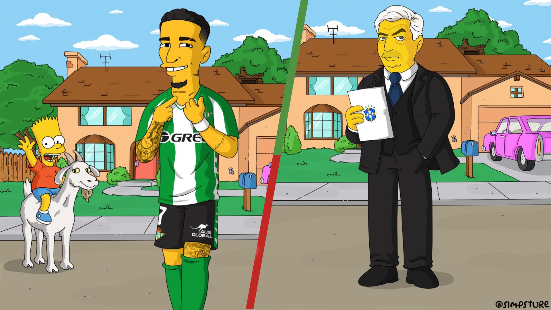 Hasta los Simpson piden el regreso de Antony a la selección de Brasil  